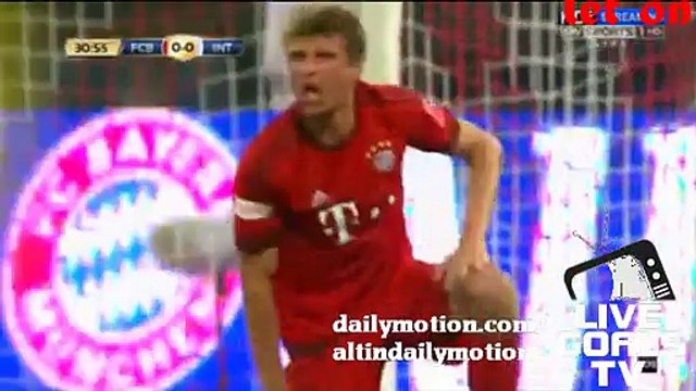 Muller Injured His Leg Bayern 0-0 Inter