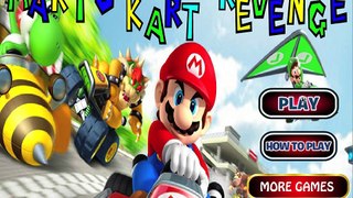 Jocuri cu Mario conducand un kart in viteza