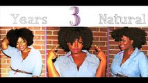 Three Year Natural Anniversary Hair   Updated Blow Out Routine