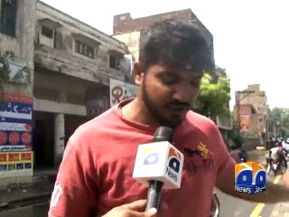 Rain in Lahore-Geo Reports-21 Jul 2015