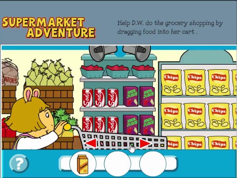 Arthur Supermarket Adventure Cartoon Animation PBS Kids Game Play Walkthrough