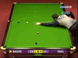 Stephen Maguire vs Joe Swail respotted black - Welsh Open 2009