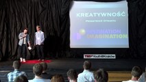 Do czego prowadzi kreatywnosc: Bartek Kwiatkowski i Michal Lisowski na TEDxYouth@Krakow