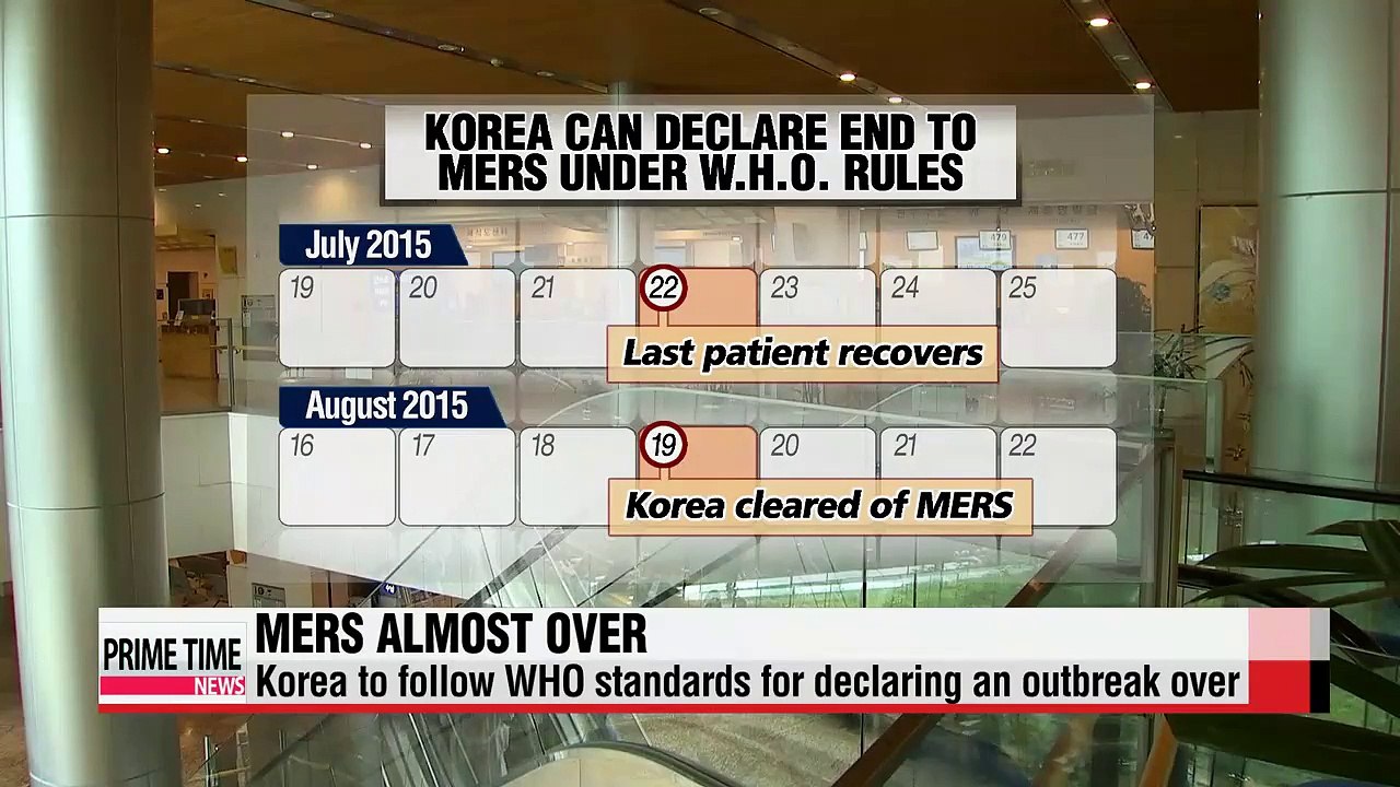 Korea to follow WHO standards for declaring itself MERS-free