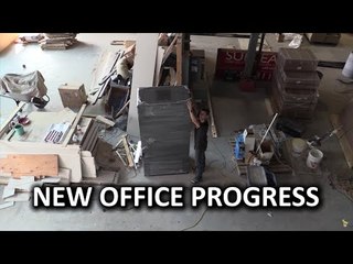 New Office Vlog #4 - MASSIVE Progress and LMG Arts & Crafts