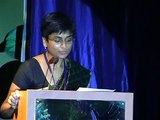 TSA Annual Day 2009-2010 - Ms. Asha Thomas presenting the Annual Report