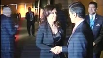 27 de ENE. Reunión bilateral entre Cristina Fernández y Enrique Peña Nieto. Cumbre Celac 2013