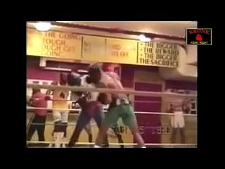 Kronk Sparring 1990.  James Toney vs. Gerald Mcclellan