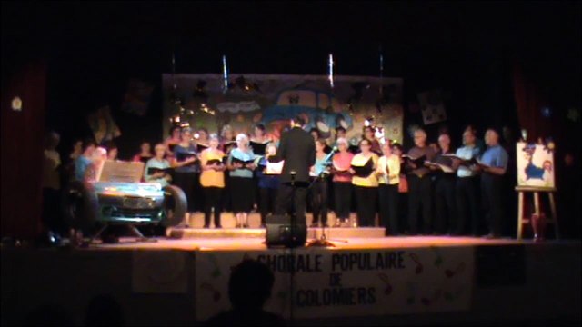Griserie par la chorale populaire de Colomiers salle Gascogne 2015