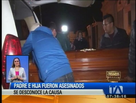 Padre e hija fueron asesinados en Chimborazo