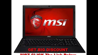 SALE MSI GP Series GP60 Leopard-836 15.6-Inch Gaming Laptop (Black)