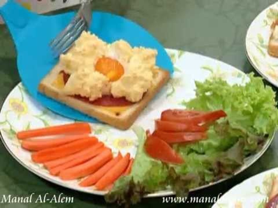 طريقة عمل ساندوتش البيض المميز - مطبخ منال العالم