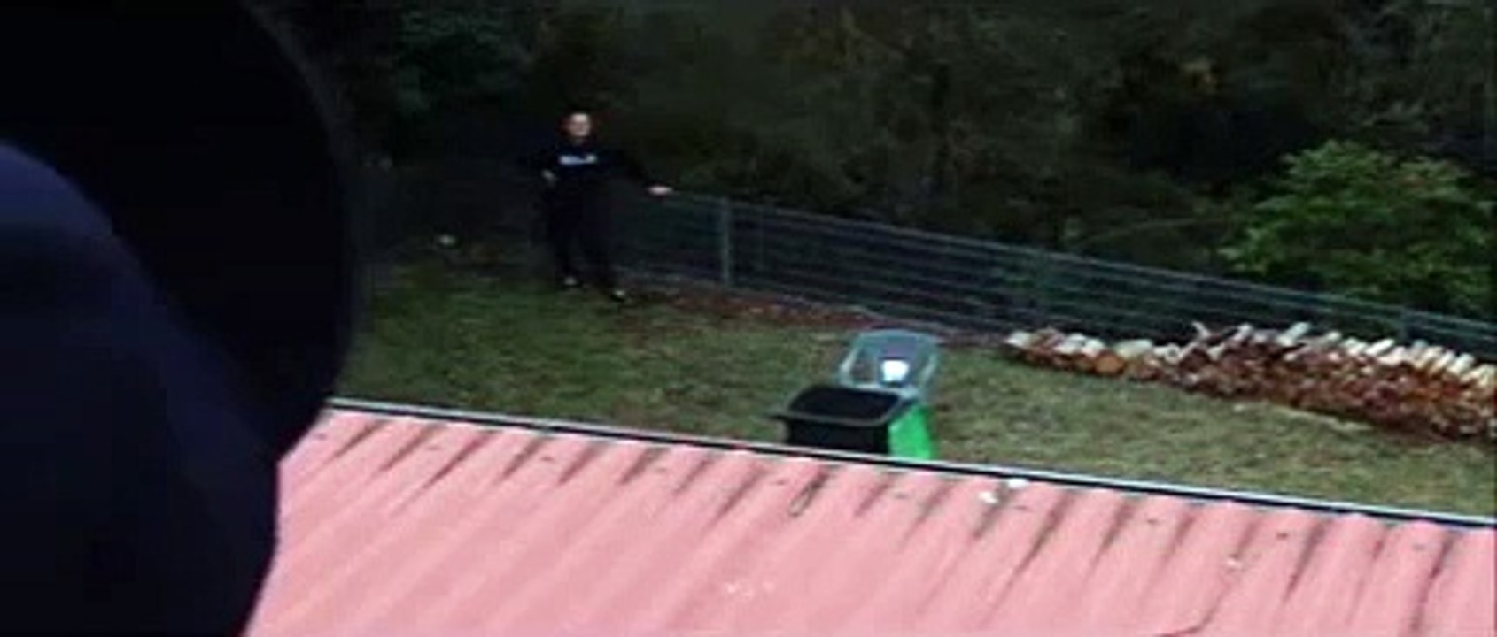 Trick Shots - Long Shots - Throwing a Tennis Ball into a Rubbish Bin