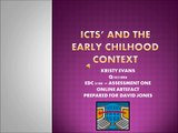 Integrating ICTs into the Early Childhood Context and Classroom