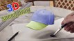 3D Drawing anamorphic cap / SpeedPainting (How to Draw)