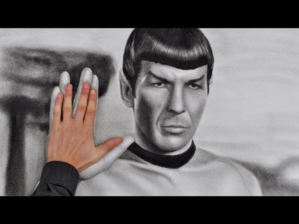 Leonard Nimoy SPOCK (Star Trek) AMAZING drawing