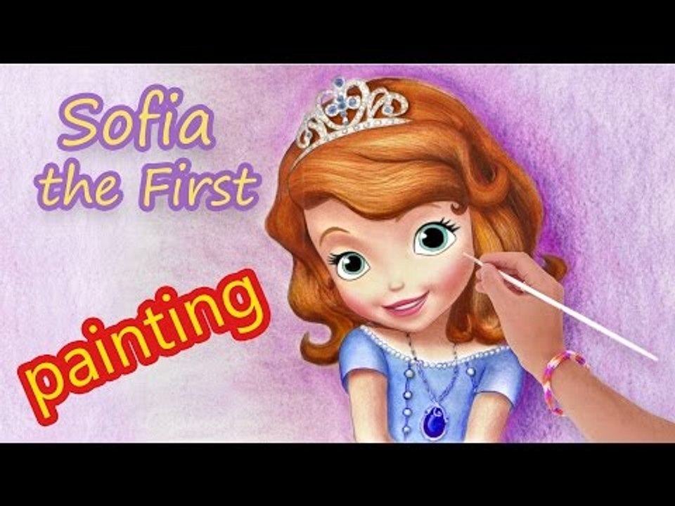 Sofia the First AMAZING Drawing/ Speed Painting