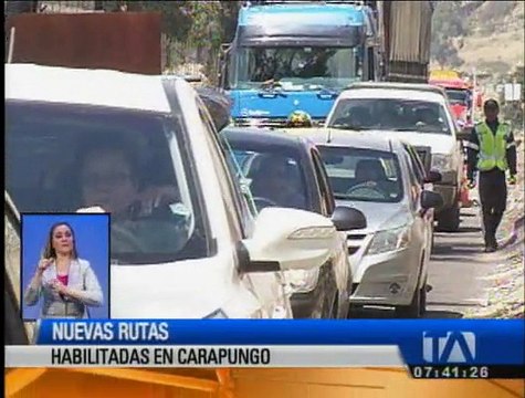 Dos nuevas rutas fueron habilitadas en Carapungo