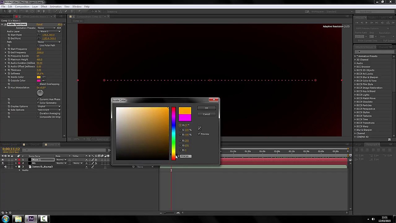 Adobe After Effects - Audio Waveform Tutorial