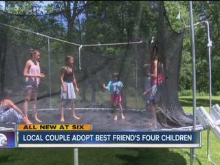 Orchard Park Couple Adopt best friend's four children