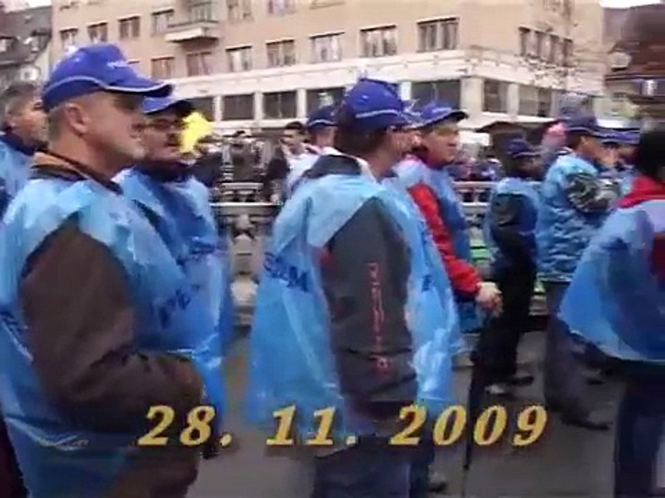 Demonstracije v Ljubljani.flv