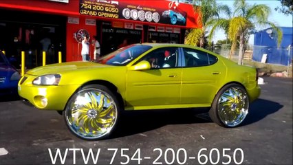 AceWhips.NET- WTW Customs- T2's WORLD's FIRST Pontiac Grand Prix GTP on 30" DAVIN TWSTD Floaters