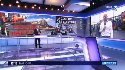 Crise des éleveurs : l'accès au Mont-Saint-Michel bloqué