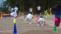 Sports Day, Kindergarten 2 Race. Leapbridge School, Pune, Aundh Section