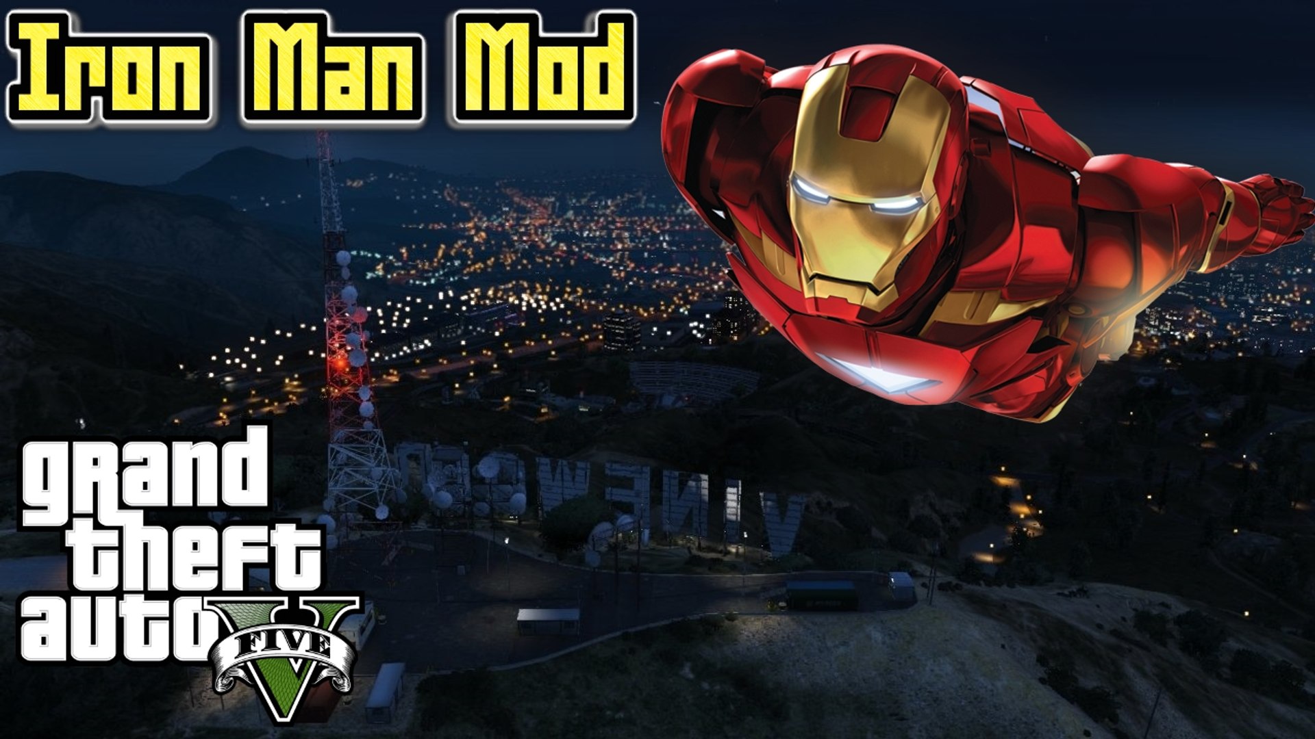 GTA 5 - Iron Man Mod Gameplay