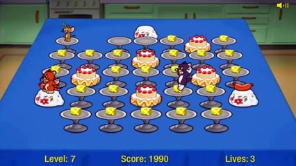 Tom And Jerry Cartoon Game - Food Free for All | Easy + Hard | Tom and Jerry Games