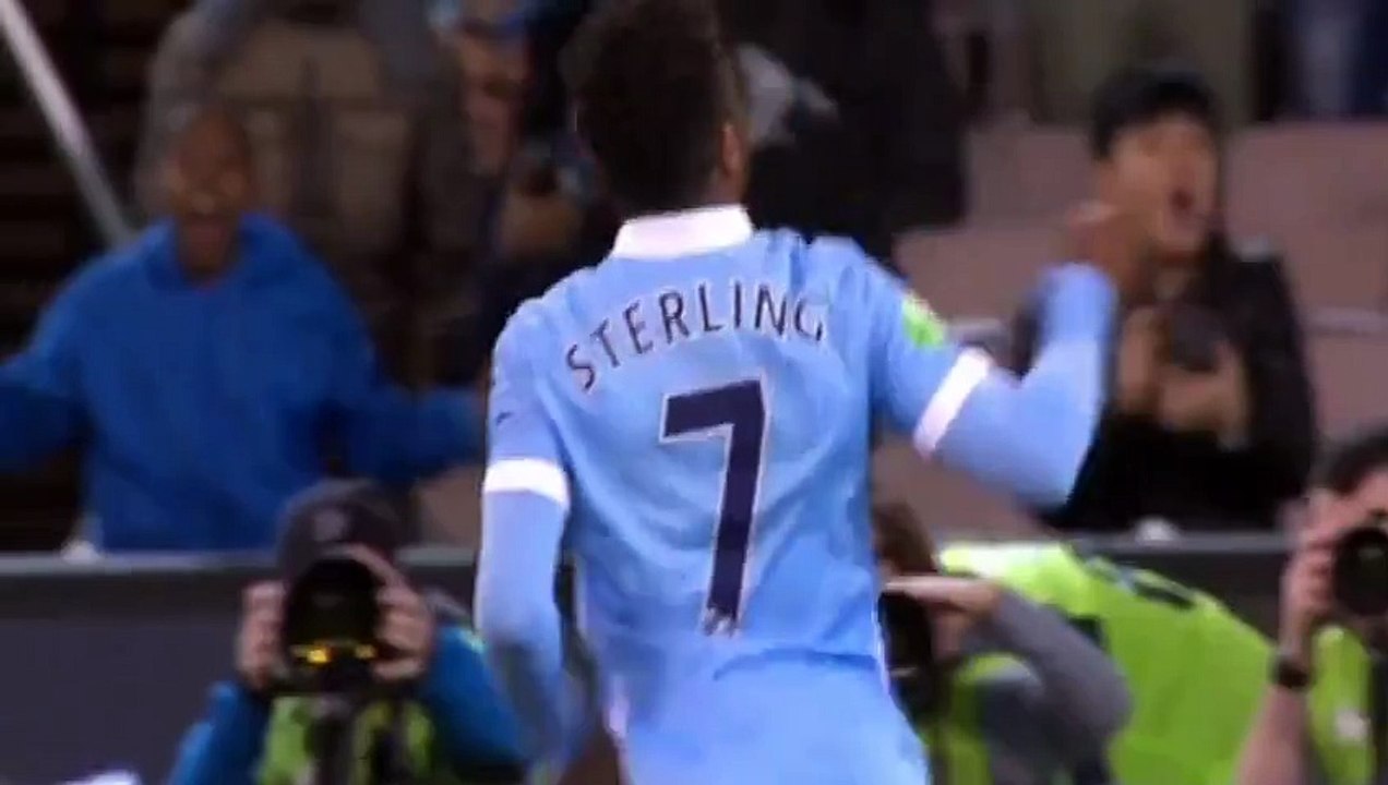 Le premier but de Raheem Sterling avec Manchester City face à la Roma