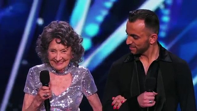 Tao Porchon-Lynch & Vard 96 Year Old Dancer Shows Off Her Skills America's Got Talent 2015