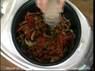 الارز بالخضراوات - مطبخ منال العالم