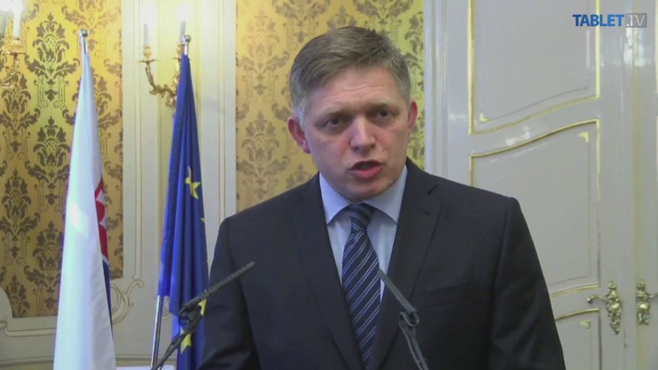 ZÁZNAM: Tlačová konferencia premiéra Roberta Fica
