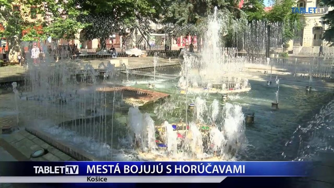 Cisterny s pitnou vodou ostanú v centre Bratislavy a Košíc aj v najbližších dňoch