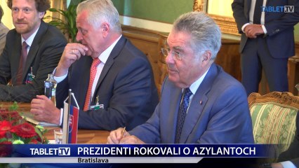 PREZIDENTI ROKOVALI O AZYLANTOCH 13.7.2015