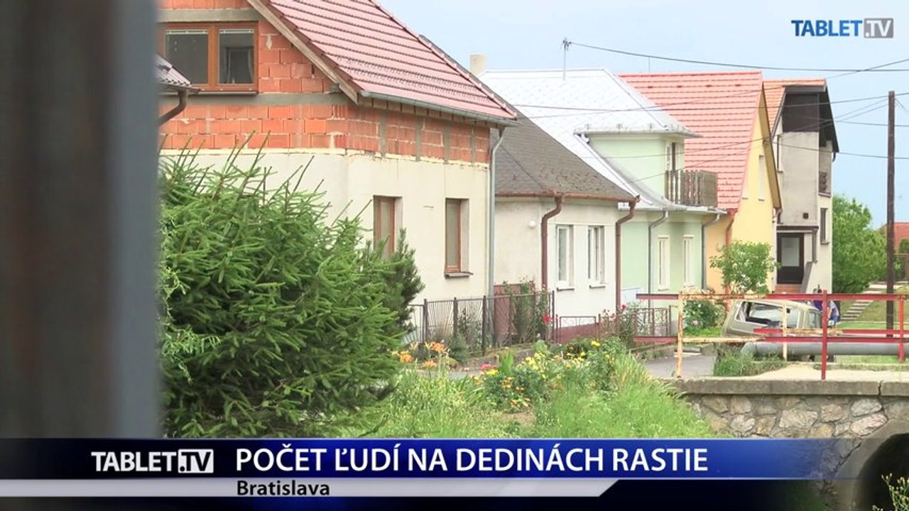 Počet obyvateľov miest klesá, ľuďom sa lepšie býva na dedinách