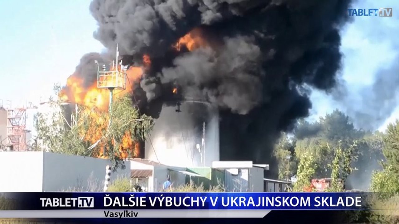V sklade pohonných hmôt v Kyjeve opäť došlo k výbuchu