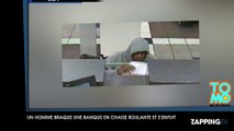 Un homme braque une banque en chaise roulante et échappe à la police