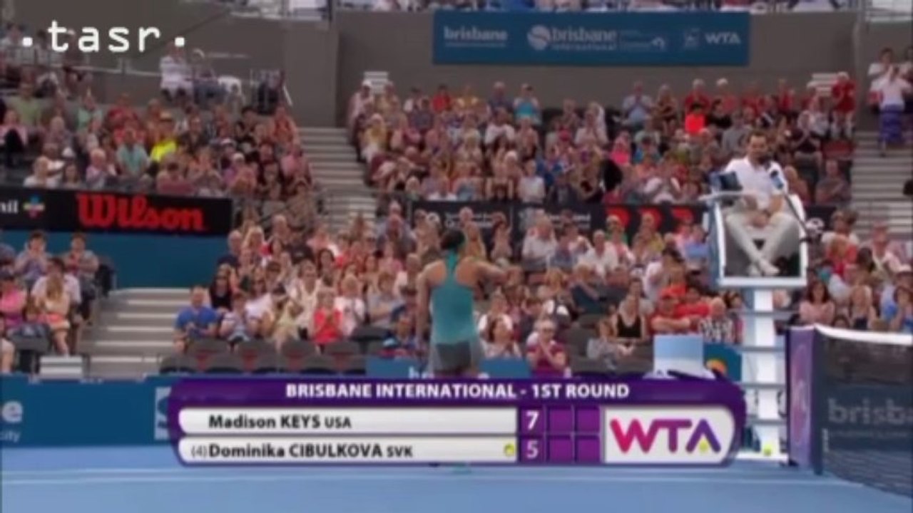 Tenis: Cibulková prehrala v 1. kole dvojhry v Brisbane s Keysovou