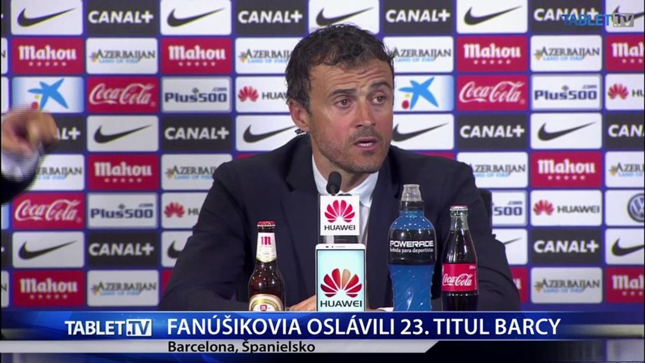 Barca získala 23. titul, Luis Enrique: Museli sme prekonať veľa zmien