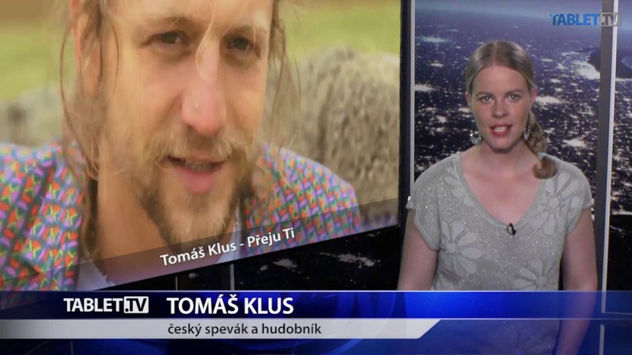 Český spevák Tomáš Klus oslavuje narodeniny