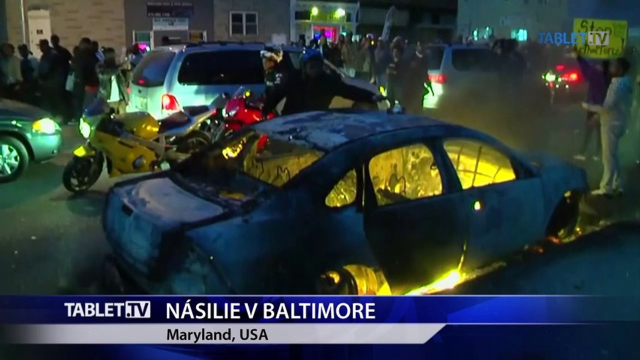 V Baltimore vrcholí násilie, vyhlásili zákaz vychádzania