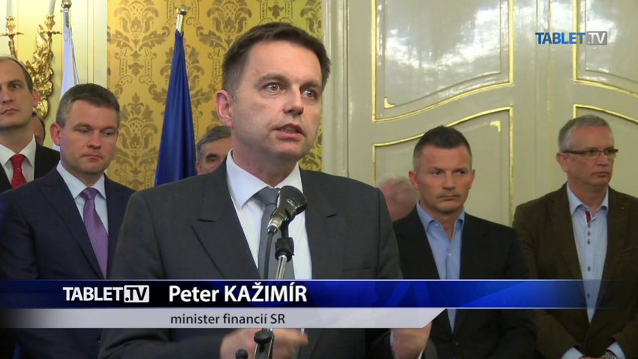 ZÁZNAM: Tlačová konferencia k Váhostavu na Úrade vlády SR