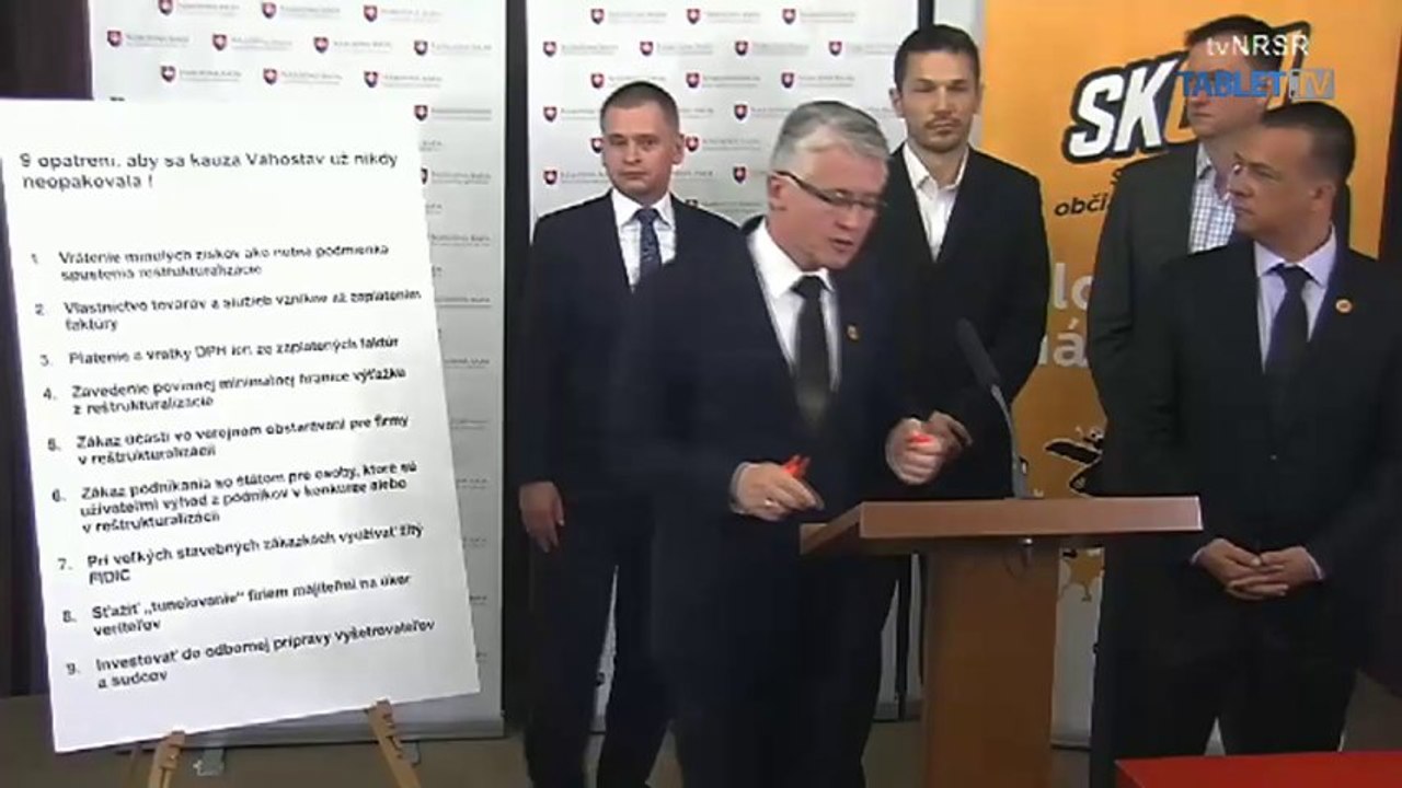 ZÁZNAM: SKOK o tom, ako zamedziť opakovaniu kauzy Váhostav-SK