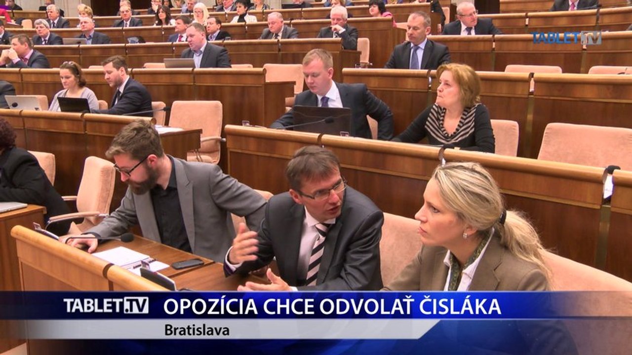 Opozícia odovzdala podpisy, V. Čislák bude čeliť pokusu o odvolanie