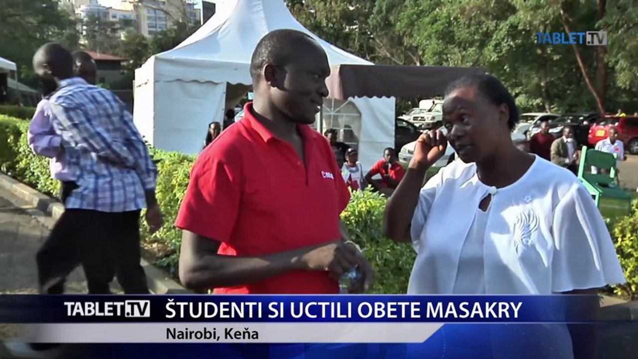 Kenskí študenti vyšli do ulíc, aby si uctili pamiatku obetí masakry
