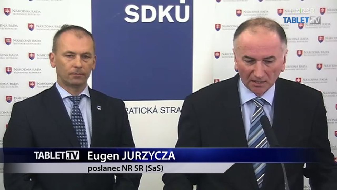 ZÁZNAM: SDKÚ-DS kritizuje postup ministerstva v súvislosti so zdravotnou službou