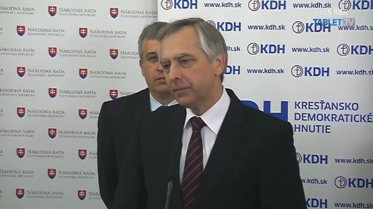 ZÁZNAM: KDH o prioritách pred marcovou schôdzou