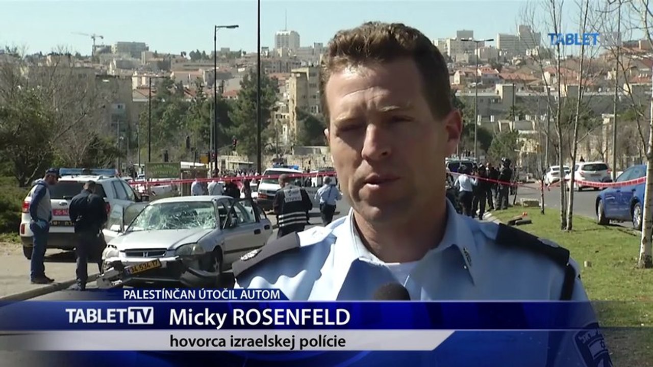 Izrael: Palestínsky vodič vrazil do izraelských chodcov, štyroch zranil